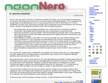 Tablet Screenshot of neonnero.com